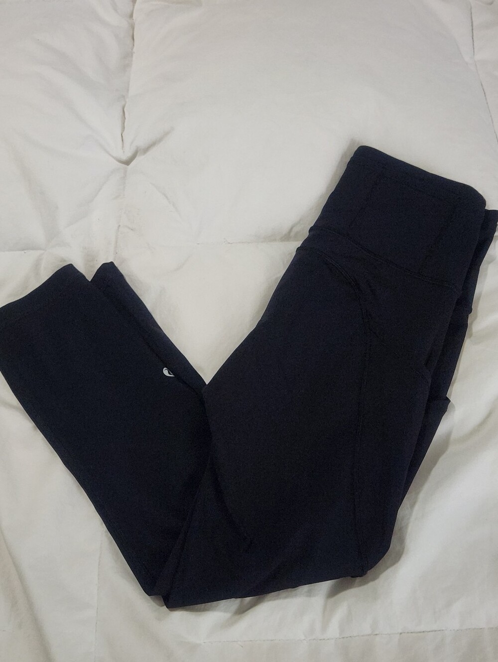 Lululemon Fast & Free 7/8 Tight II *Non-Reflective Nulux 25" Black 4